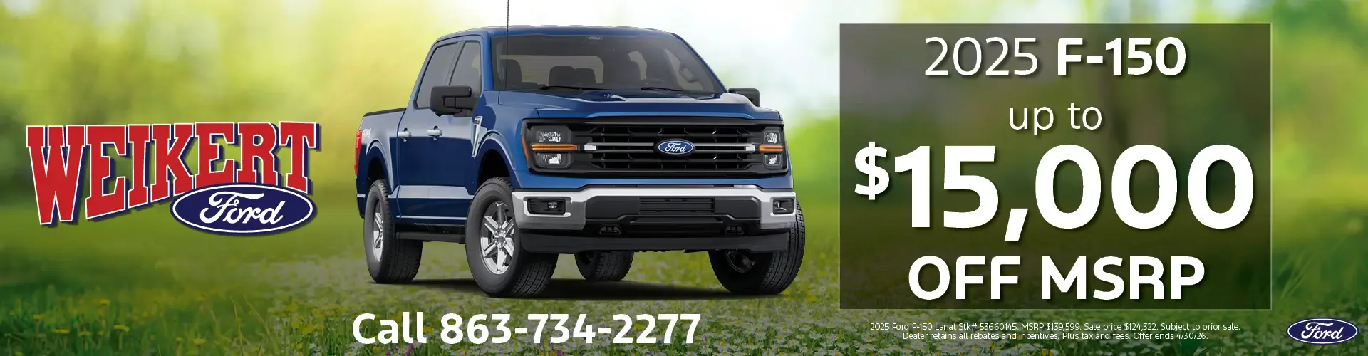 New 2025 Ford F-150 Special